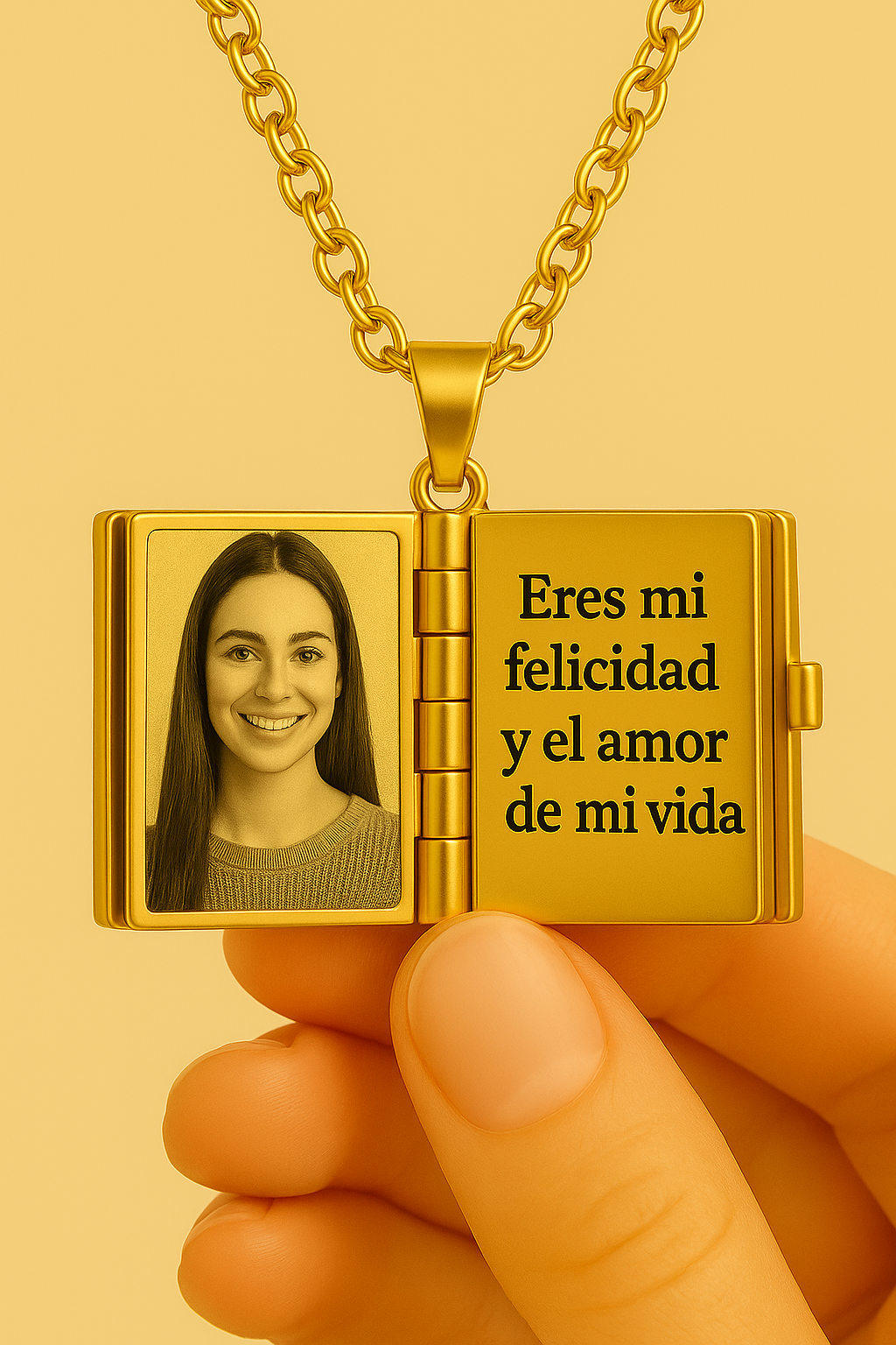 Colgante Libro Personalizado Grabado