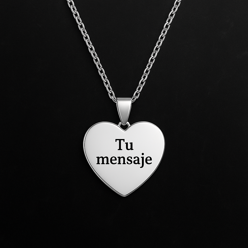 Colgante huella infinita