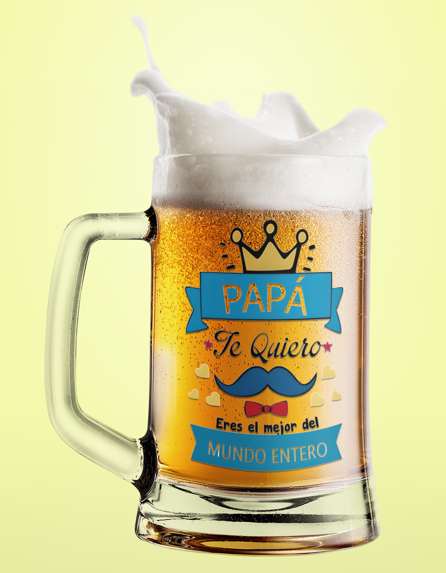 Jarra de cerveza para padres