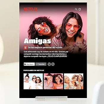 Placa Netflix personalizada