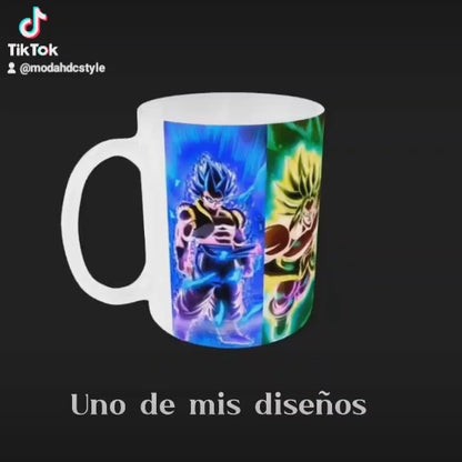 Taza Goku 11oz con caja incluida.